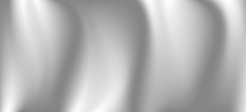 Silver glossy mirror gradient texture vector background