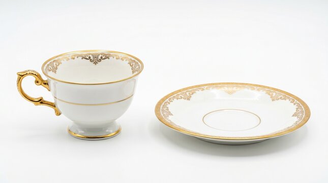 vintage teacup gold rim teacup china teacup tea cup saucer plate gold handle white teacup ornate teacup tea set delicate teacup elegant teacup fine china teacup saucer