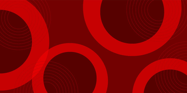 Abstract red square shape with futuristic concept background