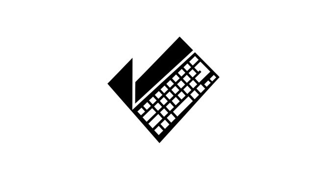 Computer keyboard and laptop screen.