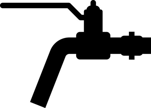 Water faucet types collection. Water Faucet Icon Set. Tap, Plumbing, Leak, Drip, Sink, Pipe. Vector illustration