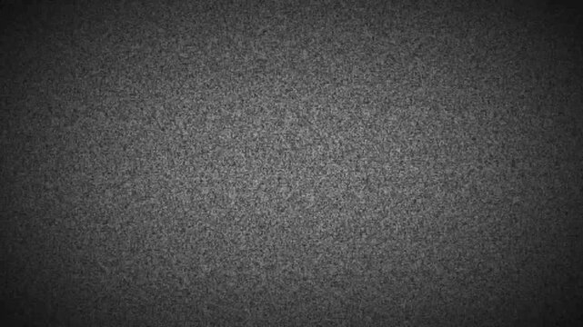TV noise screen footage overlay, No signal old vintage TV. Antenna damage, cable defect. Faulty chip. VHS error screen transition and overlay for retro video. animation