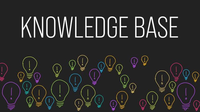 Knowledge Base Bulb Colorful Sketch Blink Dark Bottom Texture 