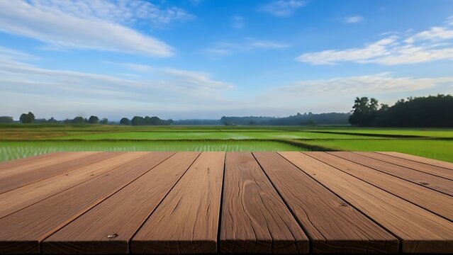Aerial view of a vast agricultural farmland with rows of crops.