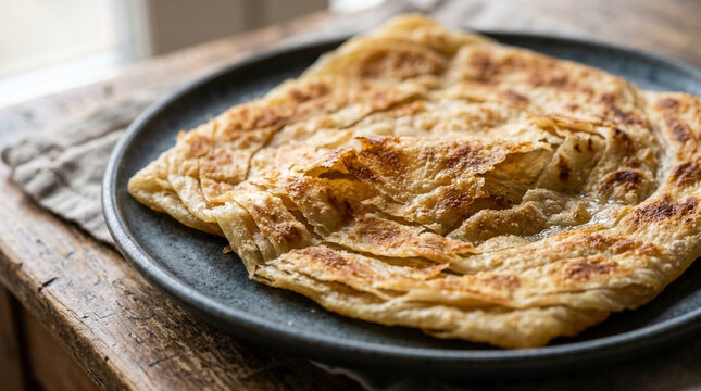 Msemmen, close up flatbread