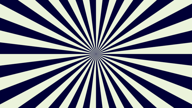 Vibrant dark blue and white sunburst pattern background