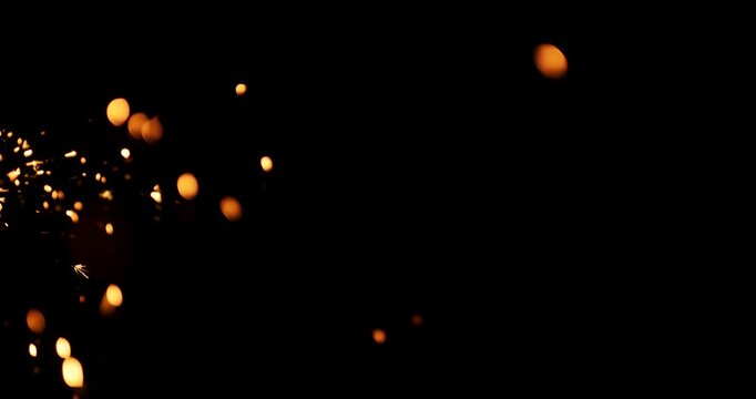 Dynamic metal sparkle effects that showcase glowing particles beautifully on a dark backdrop, making them perfect for various motion graphics and abstract design projects that require visual flair