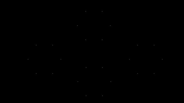 Glowing circle explosion animation firework burst rings sparkling particles electric blue line blast modern motion graphics black screen background 4K HD loop