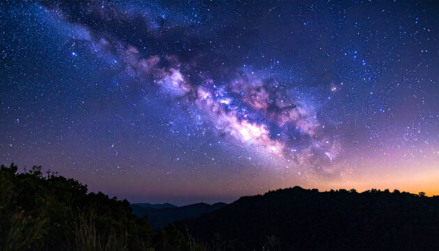天の川　星空　空　Generative AI

