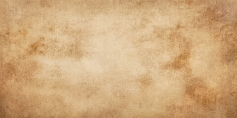 Fototapeta premium Distressed antique grunge paper texture background in tan and dark amber tones for vintage branding and aged document design