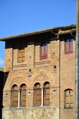 Naklejka premium historic building located in the center of San Gimignano