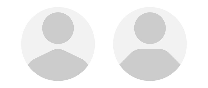 Flat illustration. Avatar, user profile, face icon, gender neutral silhouette, profile picture. Suitable for social media profiles, icons, splash screens and as a template.