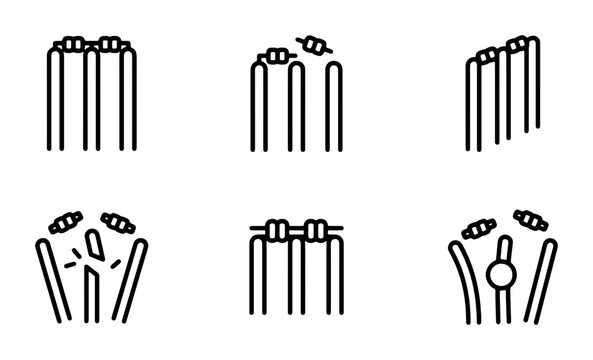 Cell Biology Icons: Mitosis Stages, Chromosome Division, DNA Replication, Cell Cycle Vector Set