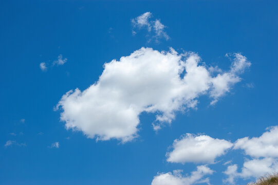 White Clouds in Blue Sky