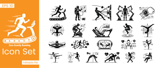 Fototapeta premium Ancient Tribal Transportation and Human Activity Symbol Collection, Prehistoric Cave Art Pictograms, Primitive Journey Glyphs, Indigenous Cultural Icons and Historical Petroglyph Illustrations for Her