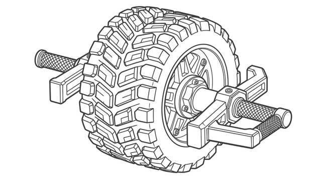 Manual Recovery Massage Roller Wheel Relieving Post-Training Tension