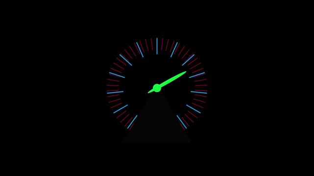 speedometer, bike, car speed meter animated 4k.