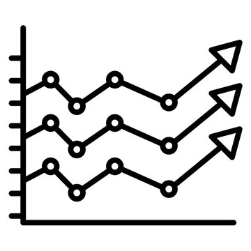 Line Graph Icon