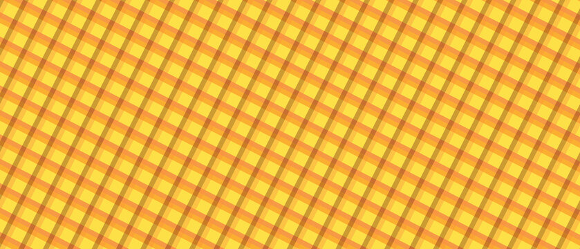 Ready to use geometric texture with yellow orange diagonal plaid pattern