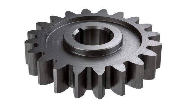 Metal gear with internal splines and teeth