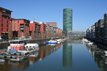 Fototapeta premium Westhafen in Frankfurt