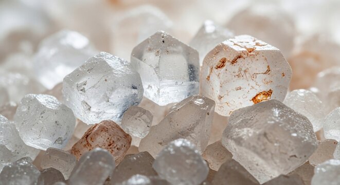 Crystals mineral macro closeup