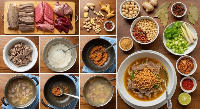 Culinary ingredients and preparation process
