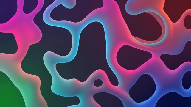 abstract fluid animation with vibrant color transitions in motion