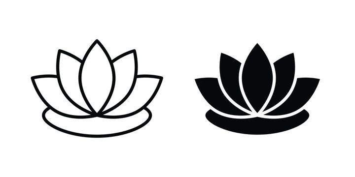 Water lily icon