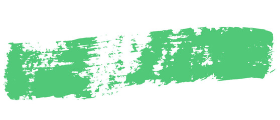 Fototapeta premium Hand Painted Emerald Green Brush Stroke Title Bar for Social Media Thumbnail png transparent background