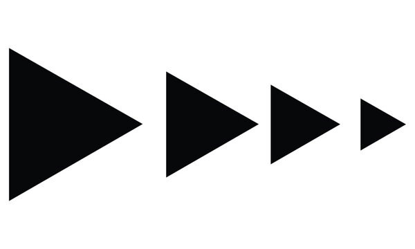 black arrow icon set