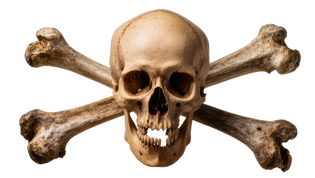 Human Skull and Crossbones