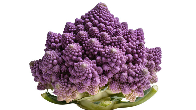 Purple Romanesco Broccoli fractal vegetable