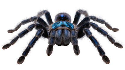 Obraz premium Blue Tarantula Spider with Hairy Legs