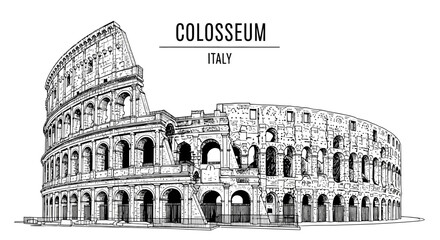 Colosseum Rome Italy Ancient Architecture. © Julian Vance