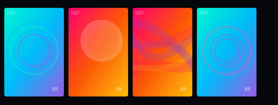 Gradient background, colorful rectangles, abstract shapes, vibrant mobile wallpapers