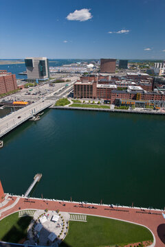 High angle view of a city