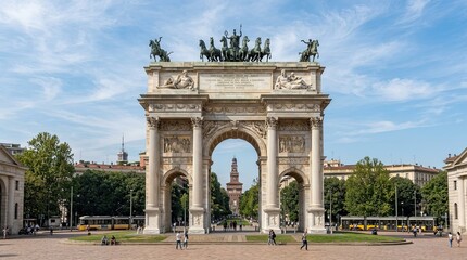 Fototapeta premium arc de triomphe paris france