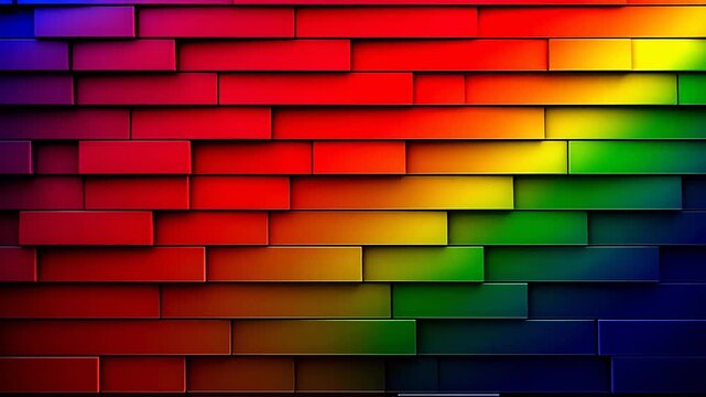 Digital color mosaic square abstract background