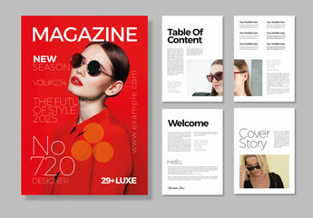 Fashion Editorial Magazine Template