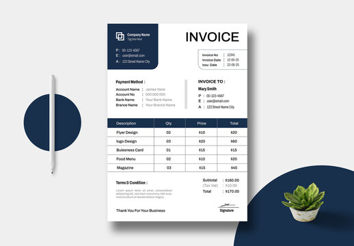 Invoice Template Layout