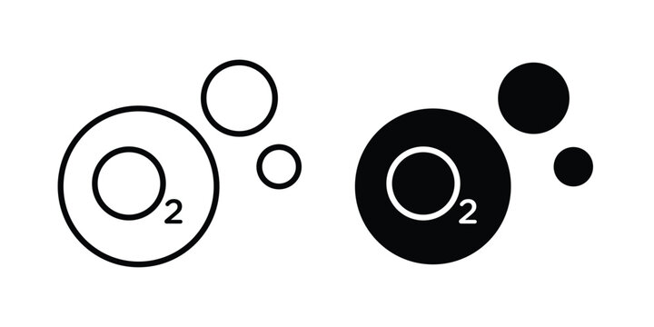 Oxygen O2 icon