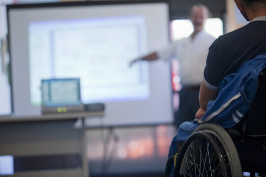 Disability sports training class