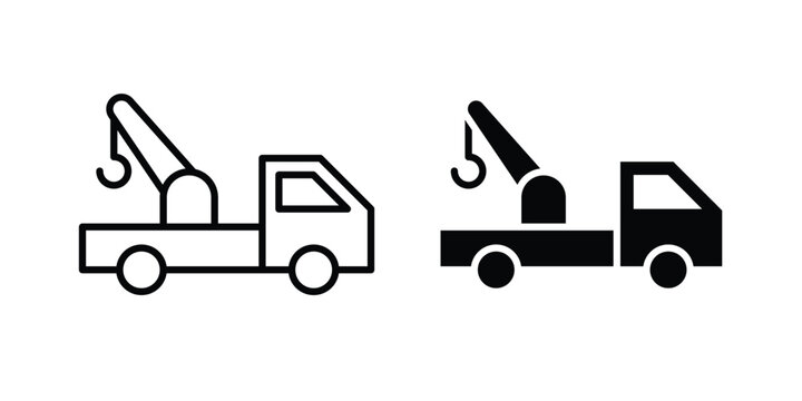 Tow truck icon