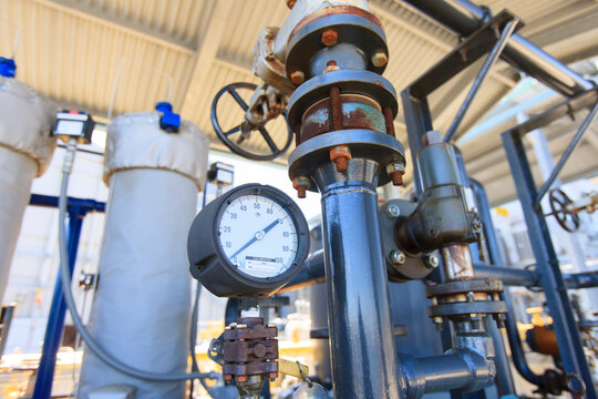 Instrumentation and control valves on cooling system for electric cogeneration plant