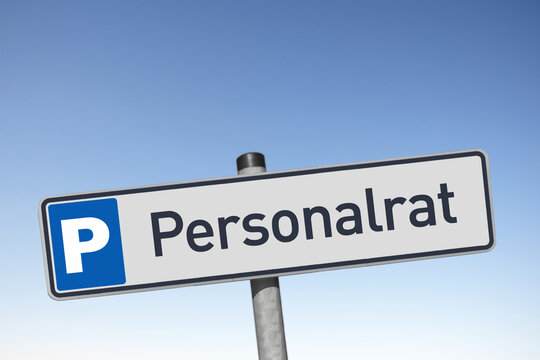 Parkplatz, reserviert f&uuml;r den Personalrat
