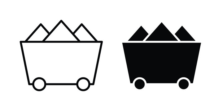 Mine wagon icon