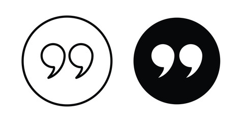 Obraz premium Quote Mark icon