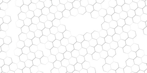 Fishing or soccer net. Repeated hexagon pattern. Black wired mesh texture isolated on white background. Metallic or fabric fence, cage or lattice structure. © fathor