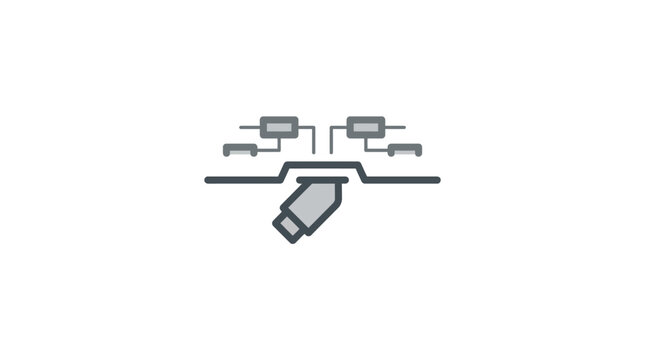 KVM switch diagram showing multiple computer connections.